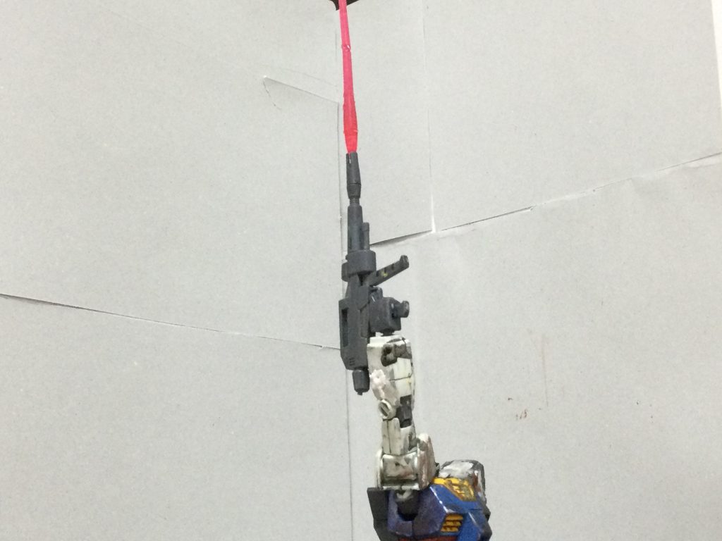 ビームライフルの射撃はビームサーベルのクリアパーツで再現