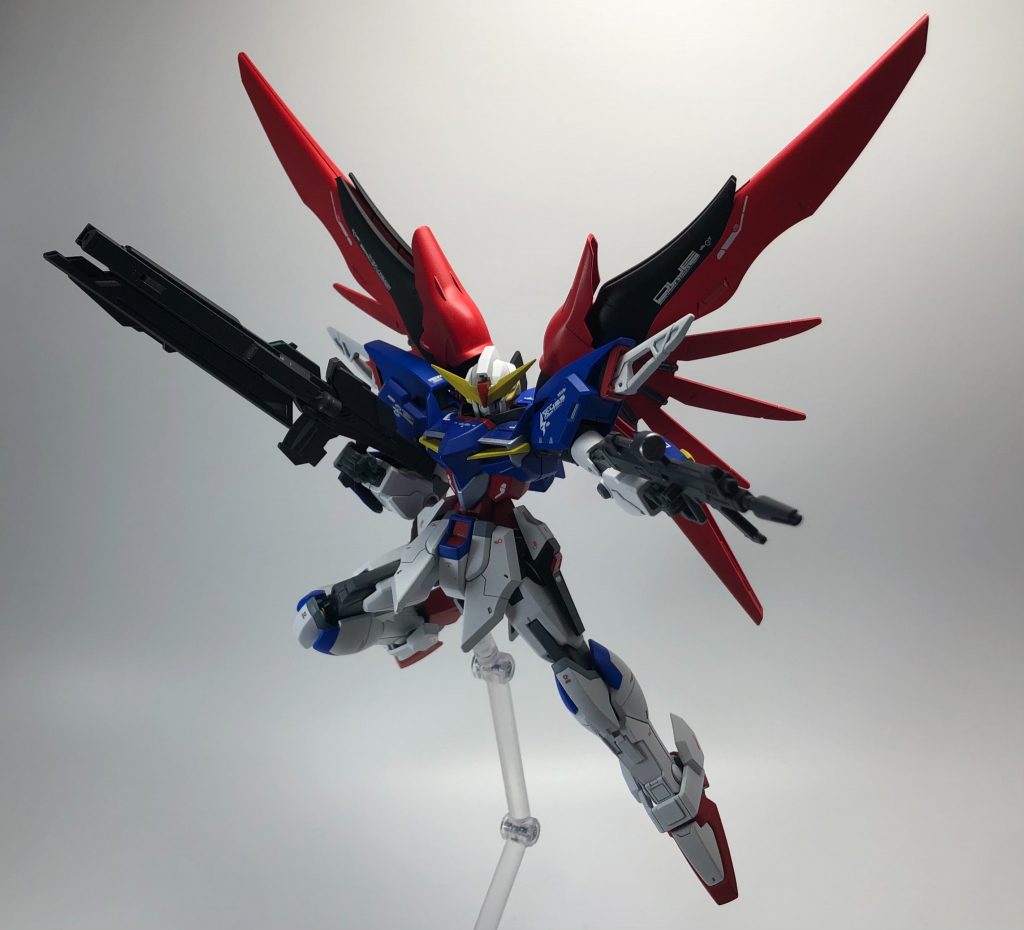 ハイブリット長射程ビームライフルとビームライフル二丁装備!