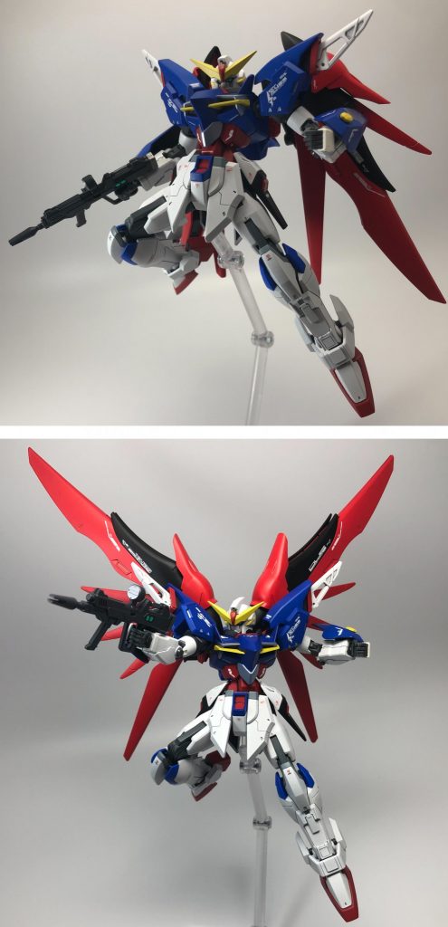 <武装3>高エネルギービームライフルデスティニーが装備している通常のビームライフルです。こちらもリアアーマーにマウントすることができます。