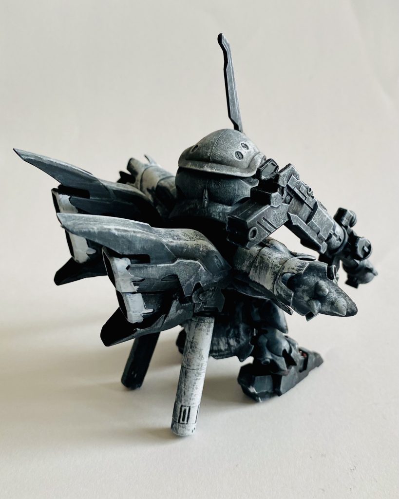 SD◇MSN-06S SINANJU シナンジュ◇2次元彩色迷彩 コミック調タッチ仕上げ–5枚目/制作者：H4co Y