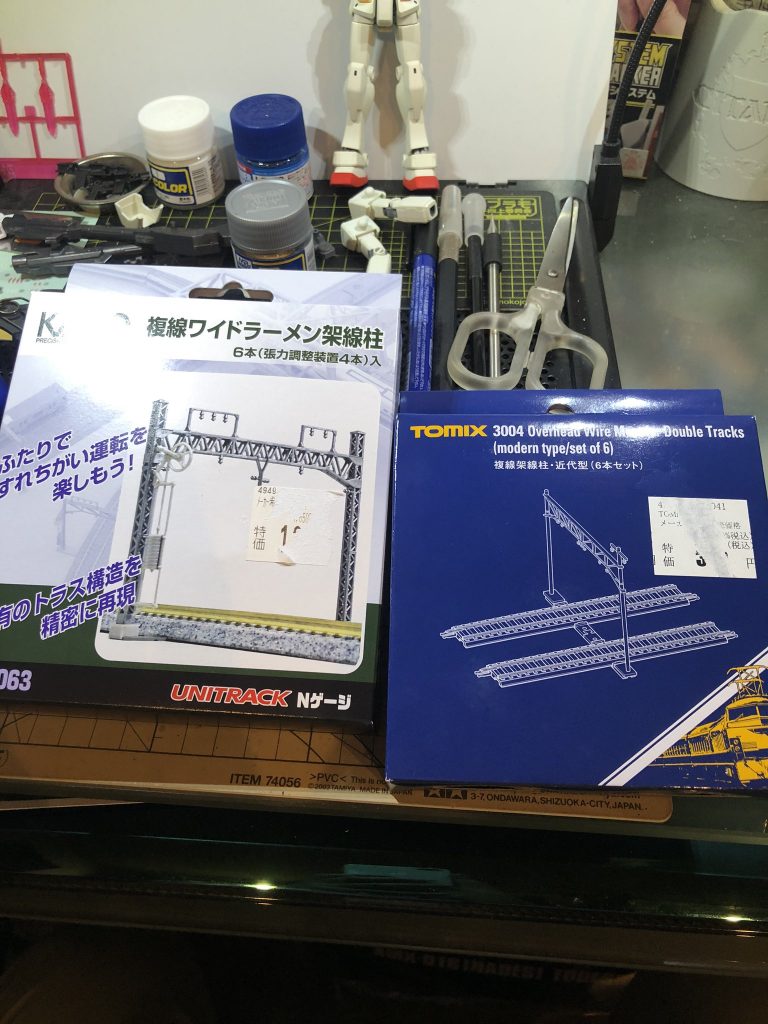 トラス構造は鉄道模型の物を流用しました