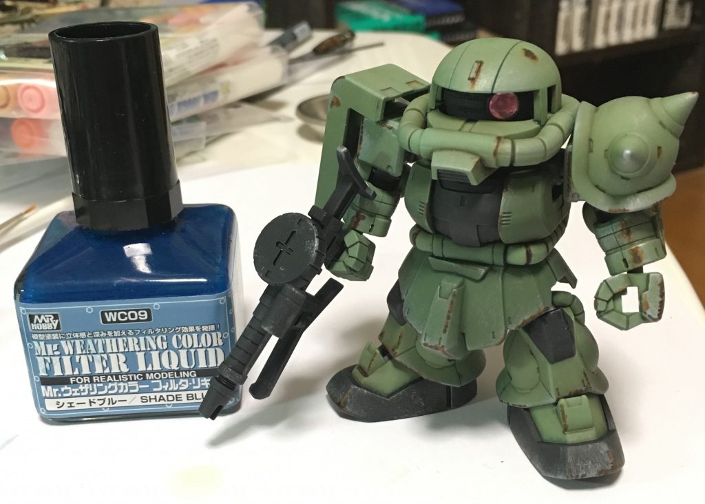 フィルタリキッドで色味を変更しています。