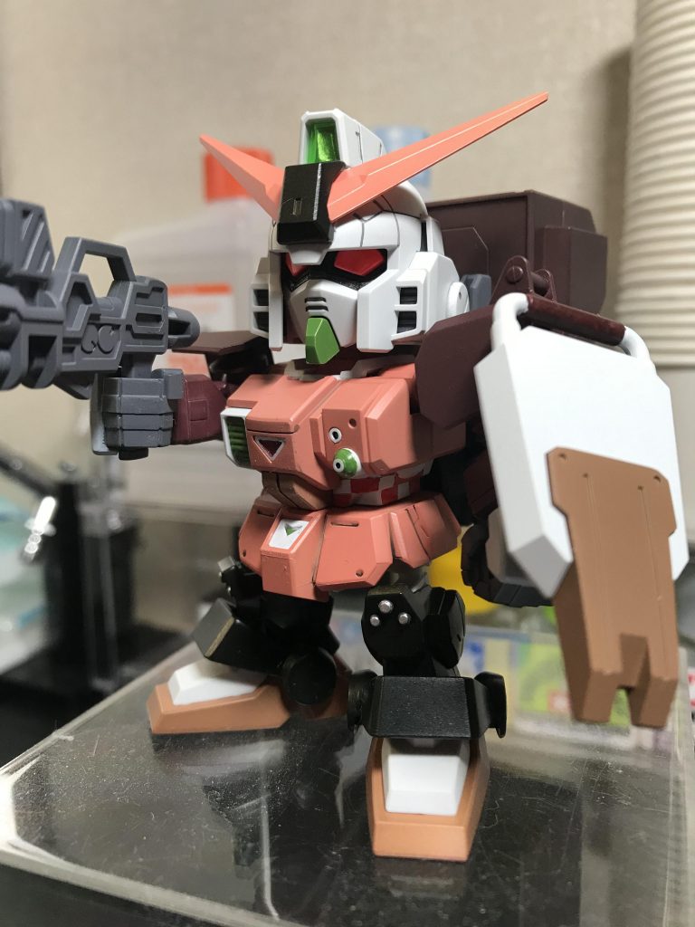 塗り分けでソレッぽい雰囲気を感じ取って貰えれば嬉しぃです(^_^;)額のセンサーはUVレジンでプックリさせてます！