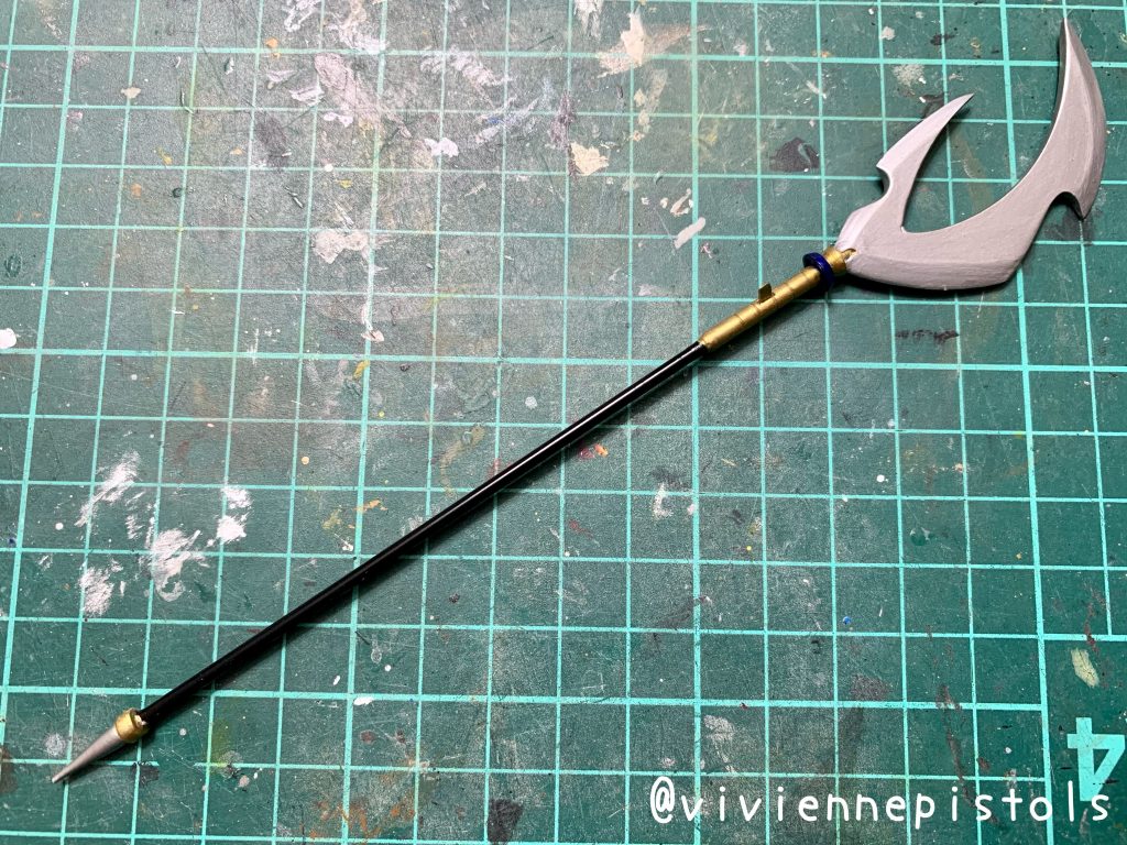 こちらは筆で塗装しました。