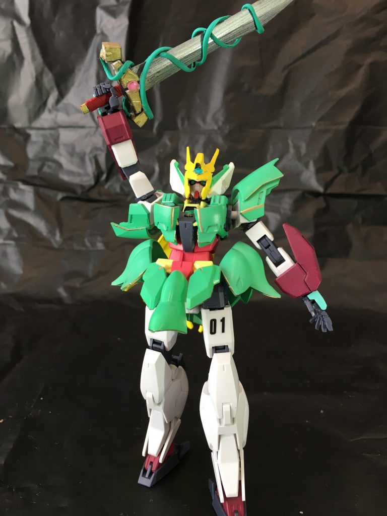 マナソードを装備。使用者の心を映すとも言われている事から、使用者によって得られる効果や使用方法は千差万別と言われている。