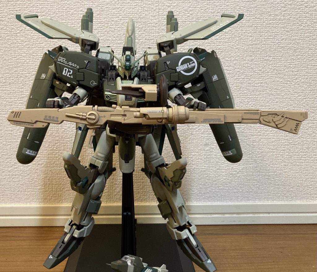 MG EX-Sガンダム–2枚目/制作者:@kotetsu_mikami