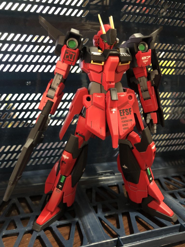 毎度のこと、ライトニングガンダムにいろいろちょい足しで〝ライトニングリガズィ〟✨