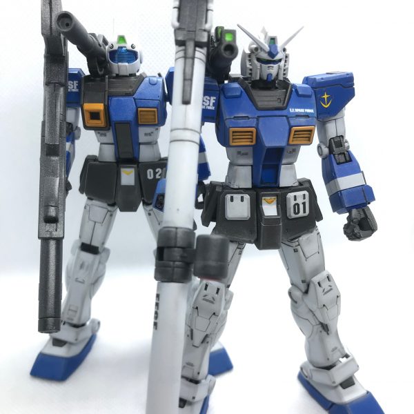 ガンダム&ジムキャノン（レビル艦隊直掩機仕様）