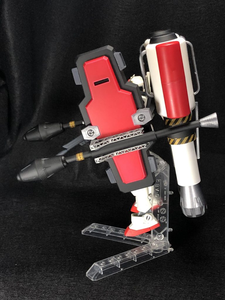 ジムガードカスタムのシールドをラジエーターシールドにして取り付け