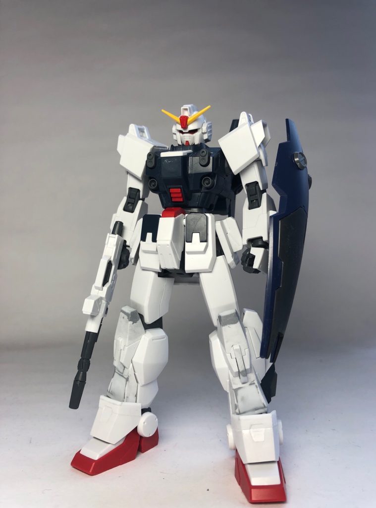 大まかな改造がおわった頃の写真です。手を加えた場所がわかりやすいのではないでしょうか。NAOKIさんの作例を参考にスタイルを変更しています。初めは2号機で作ろうとしてたんですねw。2号機はバトオペでは元愛機でした。元ね←  オラザクは残念ながら切手サイズでしたが、自分の中では間違いなく最高傑作で、めちゃくちゃかっこいいと思っているので、機会があったらポージングなどの写真も撮りたいと思います。EXAMエフェクトでジオラマにするのも良いかも。 それでは皆さんこれからも宜しくお願いします。