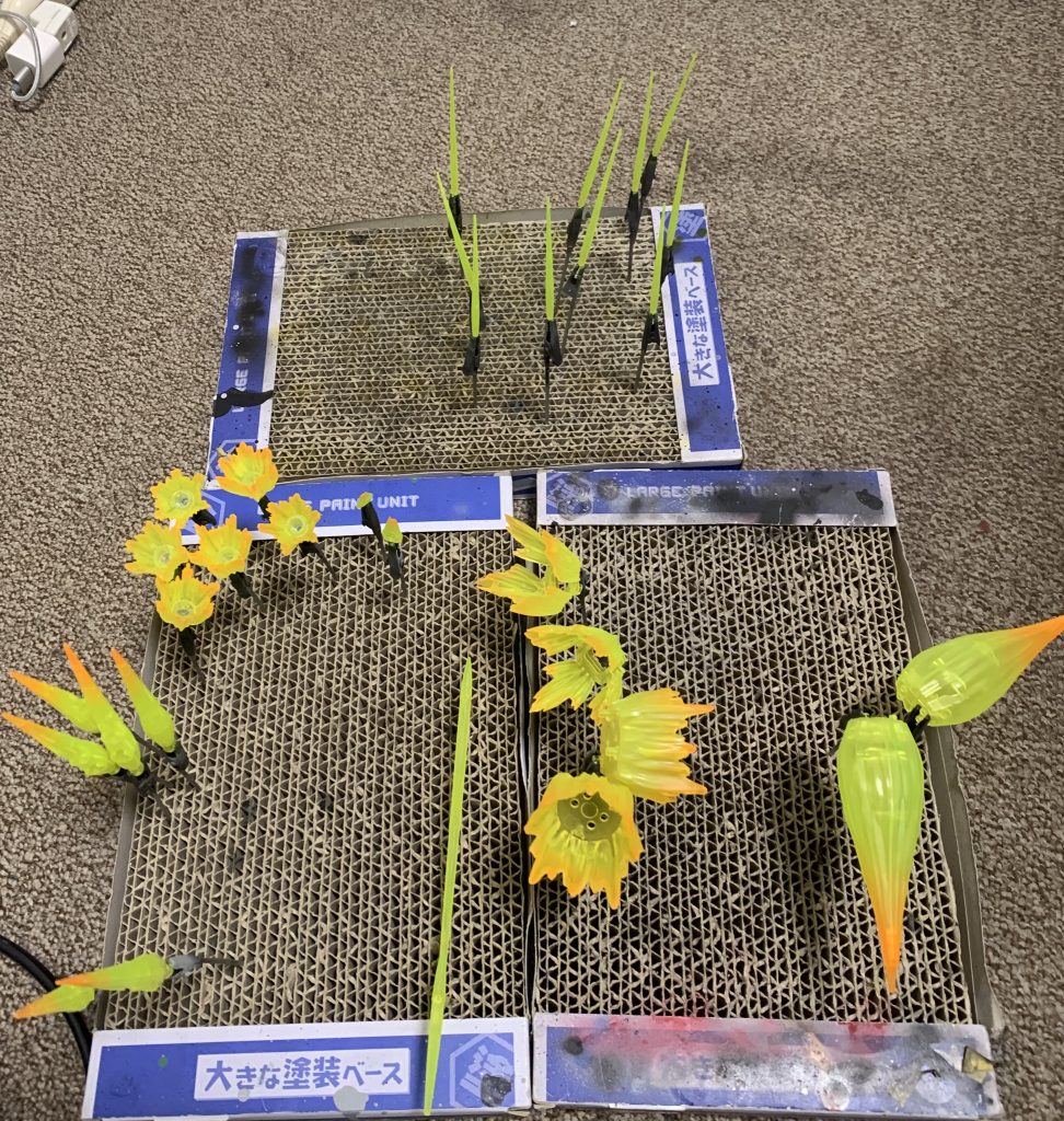 蛍光塗料でエフェクト塗装