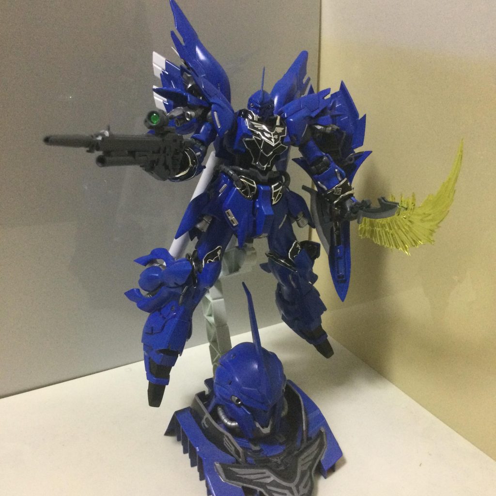 ライフルのレンズはミラーテープ銀色を貼り、その上にWaveのHアイズ2の4.5をはめ込んでます。