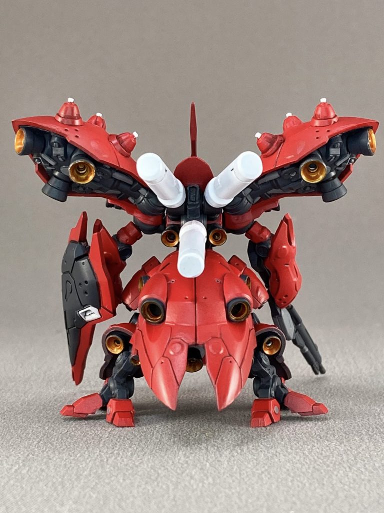 バインダー内も色を足しました。リアスカートはバーニア足してます。