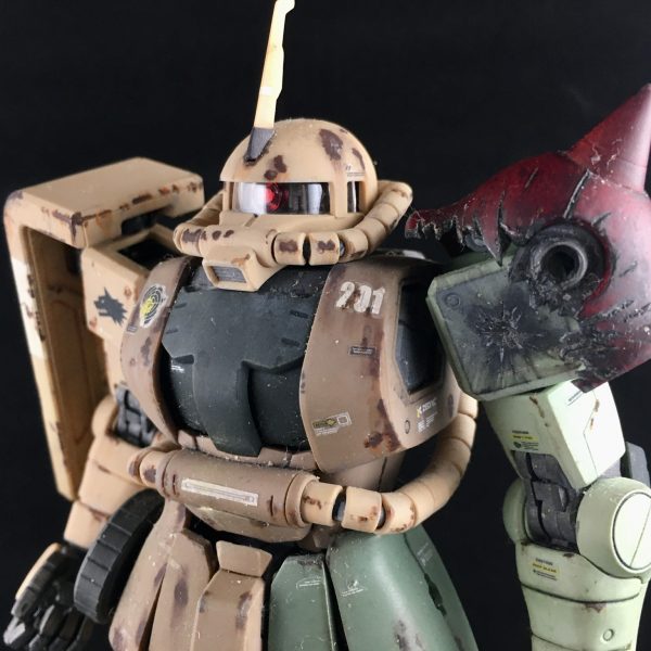 ザクⅡ アフリカ残党軍仕様