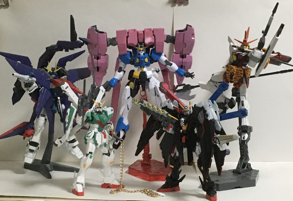 最後は東方星蓮船の面々を大集合。左から、小傘、村紗、一輪、ぬえ、星となっています。どこかで聖も作りたいですねぇ。