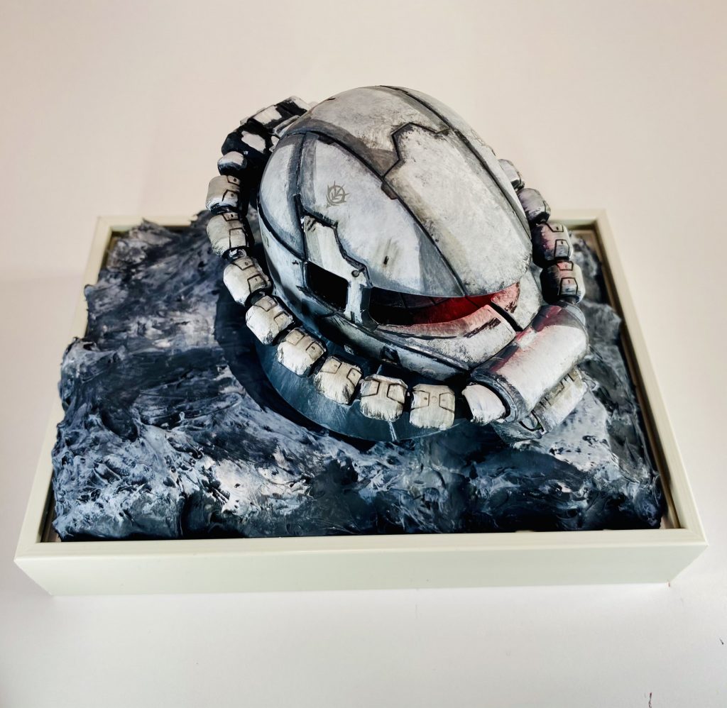 EXCEED MODEL ZAKU HEAD コミックタッチ調仕上げ–3枚目/制作者：H4co Y