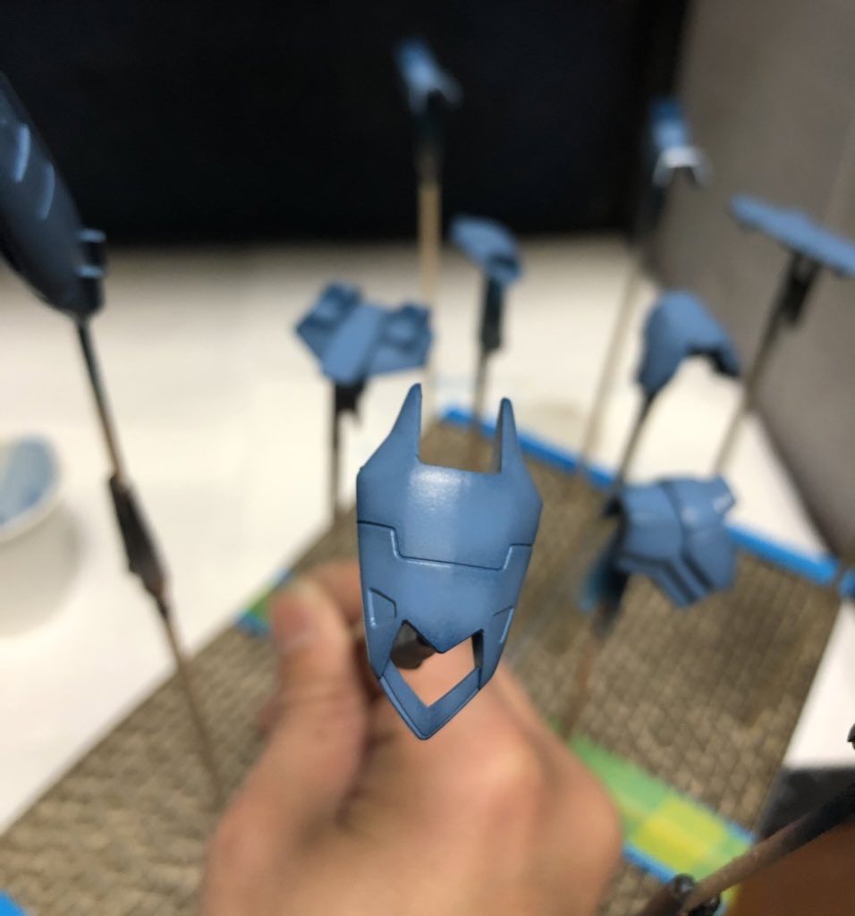 最初はダークブルーから青いパープルのグラデだったんですけどねwイメージと違ったので宇宙にしてみました。