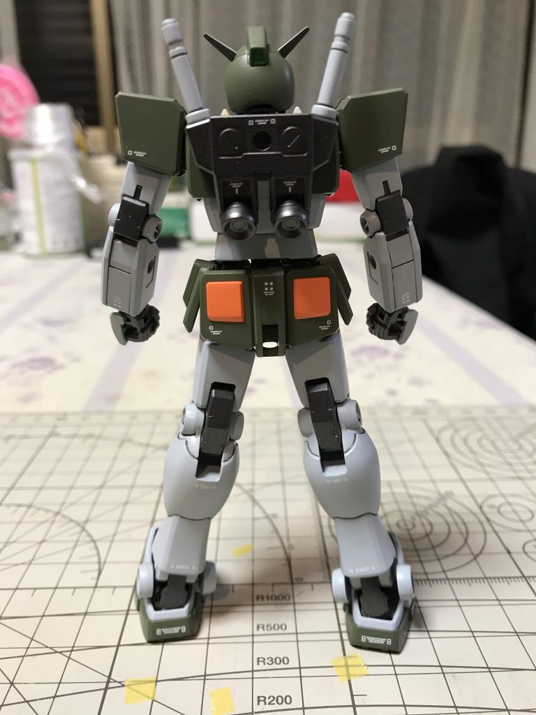 これで¥550とは驚愕でした。関節可動範囲、色分けとも完璧で、そのまま組んでも大満足なキットでした。