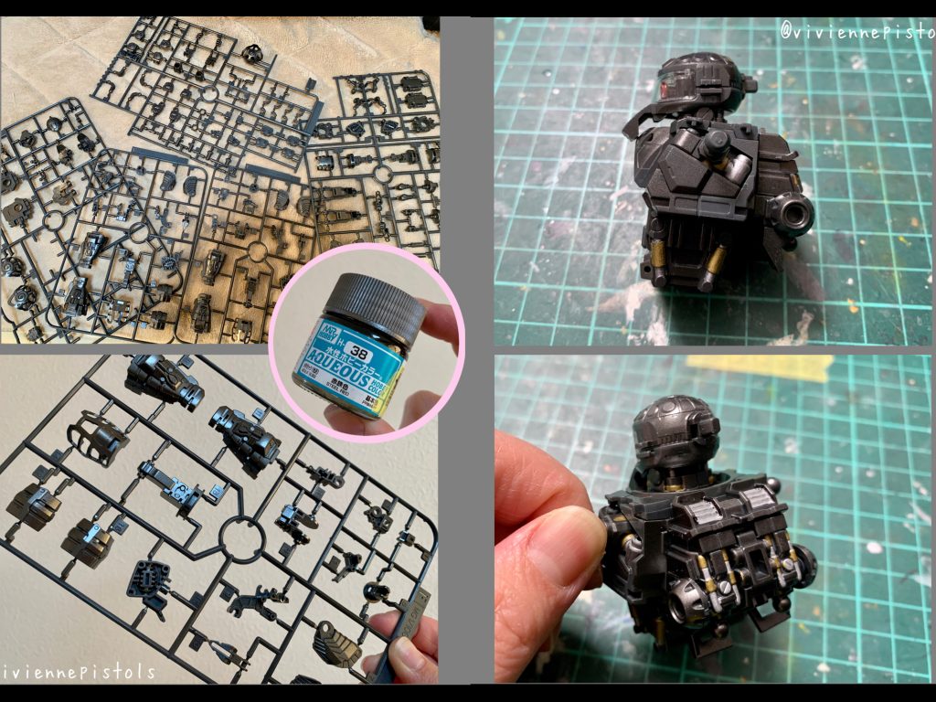 内装フレームは、水性ホビーを使用しました。