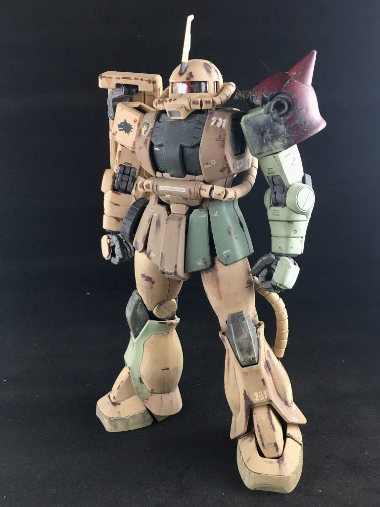 ザクⅡ アフリカ残党軍仕様–4枚目/制作者：つよポン