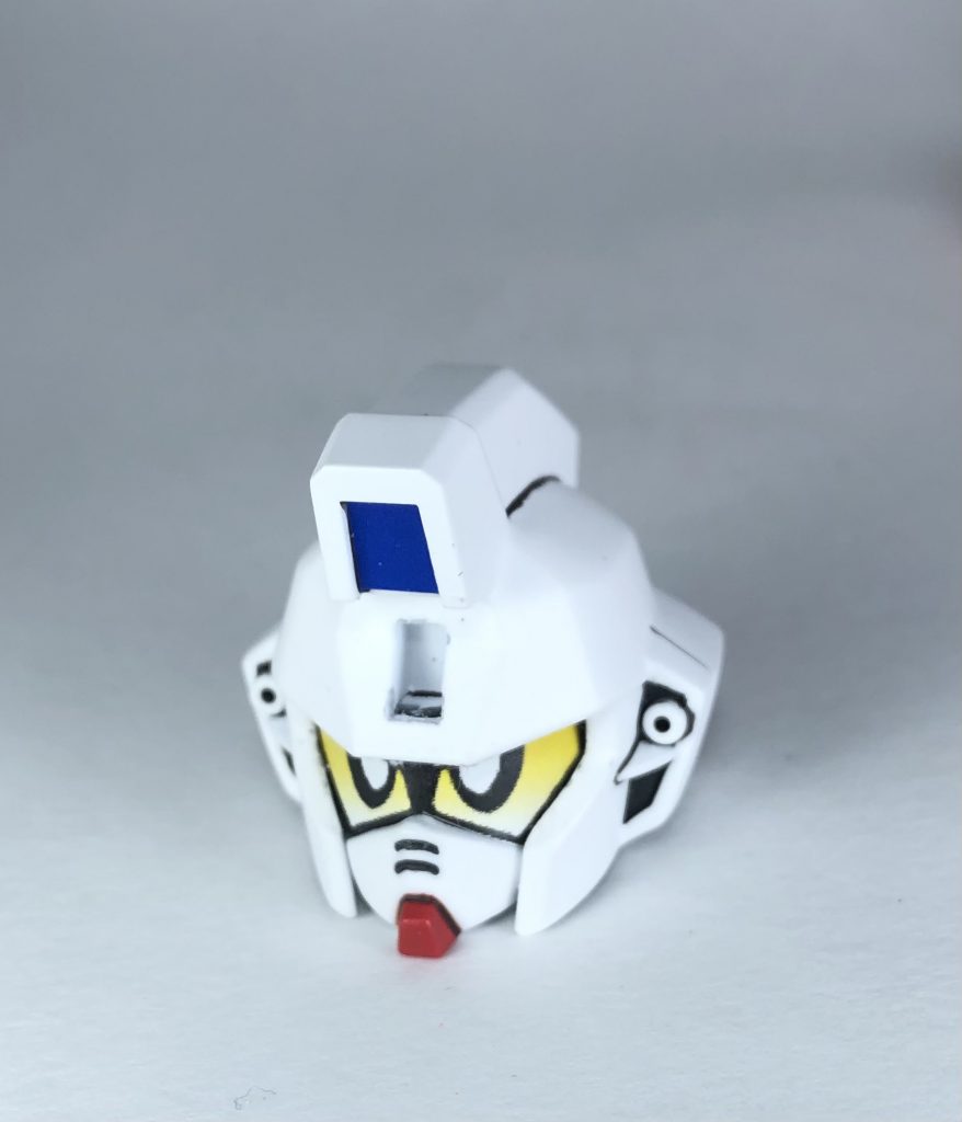 ツノなしで。ツノが意外と目深な感じになって目がはっきり見えなくなっちゃったので次はツノの位置も要調整です。