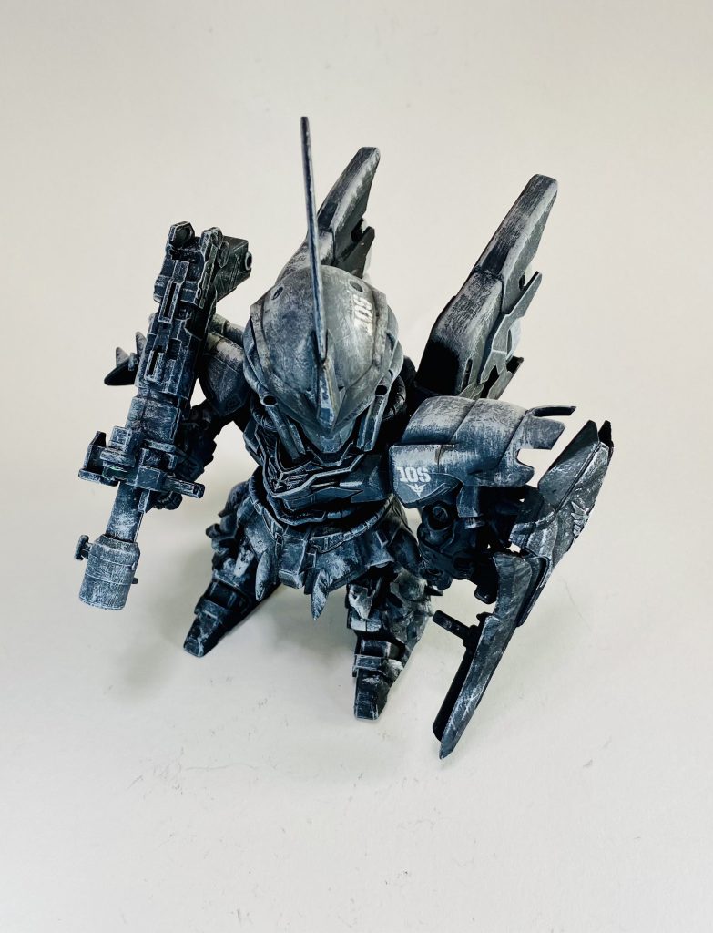 SD◇MSN-06S SINANJU シナンジュ◇2次元彩色迷彩 コミック調タッチ仕上げ–2枚目/制作者：H4co Y