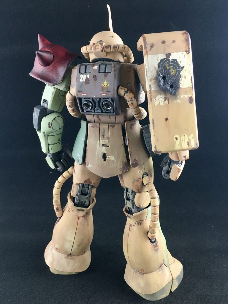 ザクⅡ アフリカ残党軍仕様–5枚目/制作者：つよポン