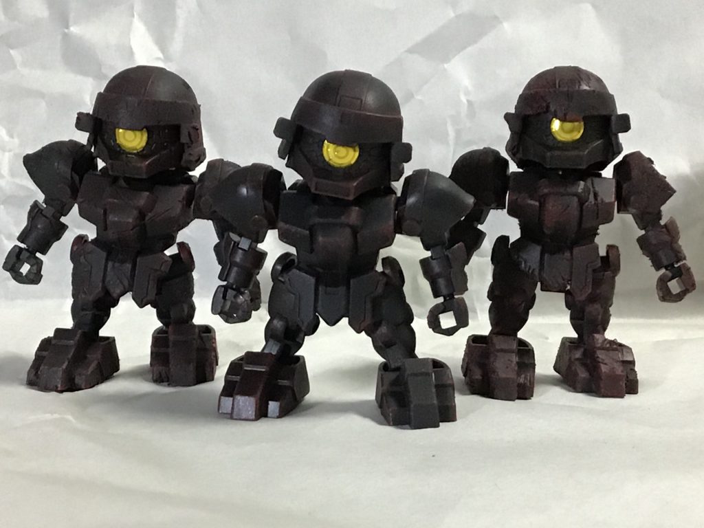 BUG目。キットのギミックそのまんまです。