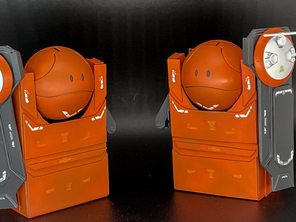 コンバートパーツ:サポートメカのハロコンテナ武器の格納とガード、サーチ機能を備えた仕様に作成