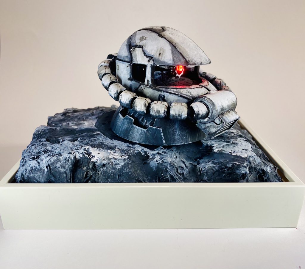 EXCEED MODEL ZAKU HEAD コミックタッチ調仕上げ–2枚目/制作者：H4co Y