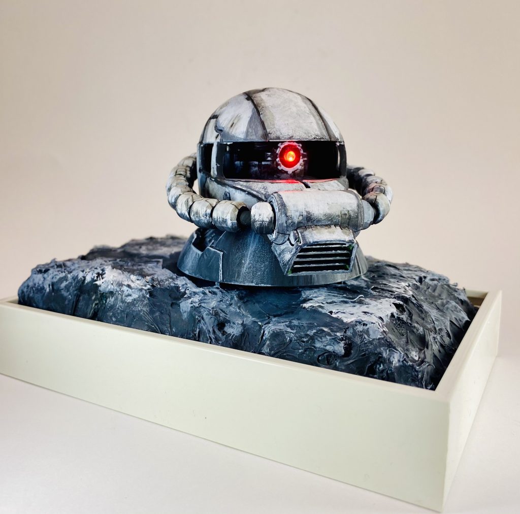 EXCEED MODEL ZAKU HEAD コミックタッチ調仕上げ–4枚目/制作者：H4co Y