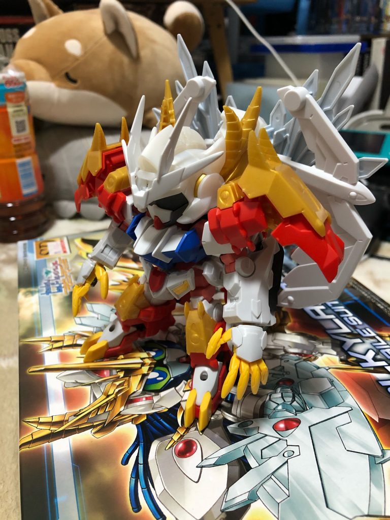 仮組み。ヴァルキランダーを作るはずが頭とバックパック以外はほぼ別物に。