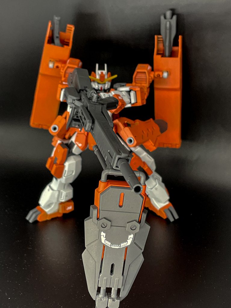 ハイメガとシールドのアクション!!嵐の中で輝いてそうな感じに(*´艸`)