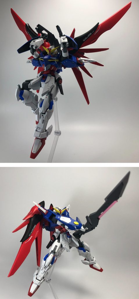 抜刀、構えアクション。デスティニーは大剣アクションよく似合いますよね。