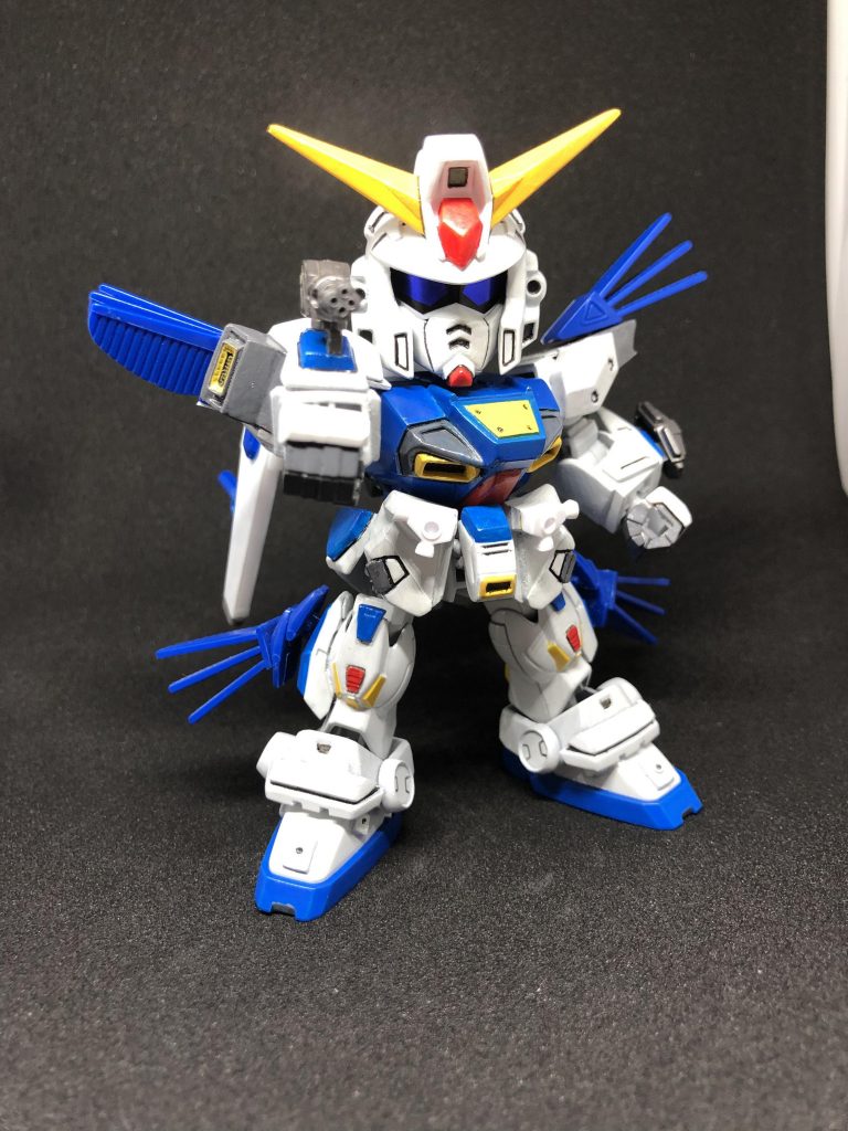 少しチラ見せ②こちらはV typeを装備した状態。背中のヴェスバーはプラ板でスクラッチ。