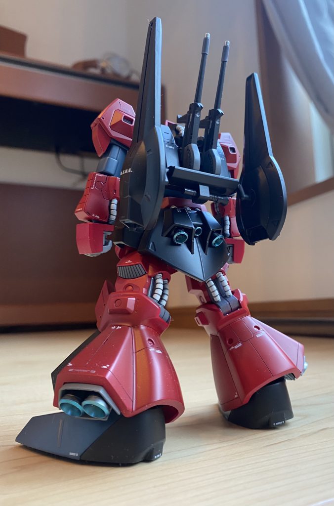 プレバンリックディアスのプロポーションの良さをいかしてメリハリをつけてみました。