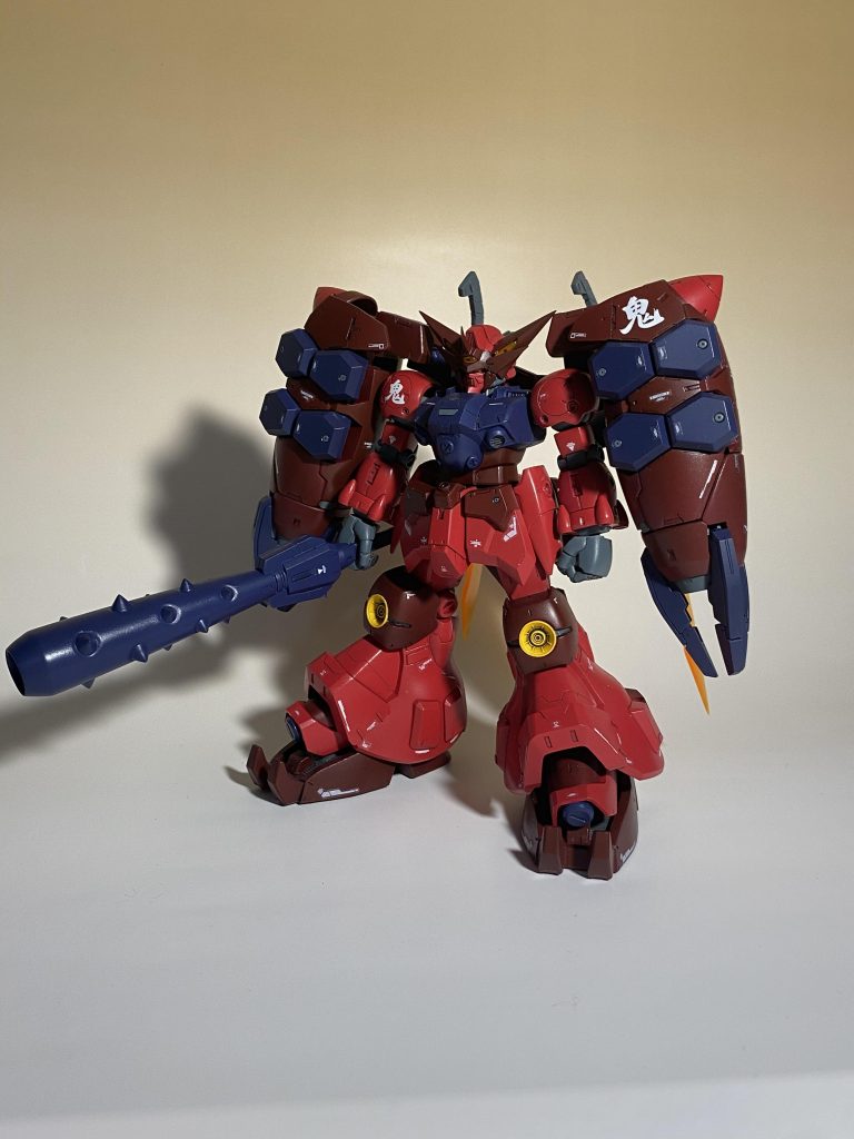 GP-羅刹にも棍棒も銃口部分はバーニアパーツに置き換えてます