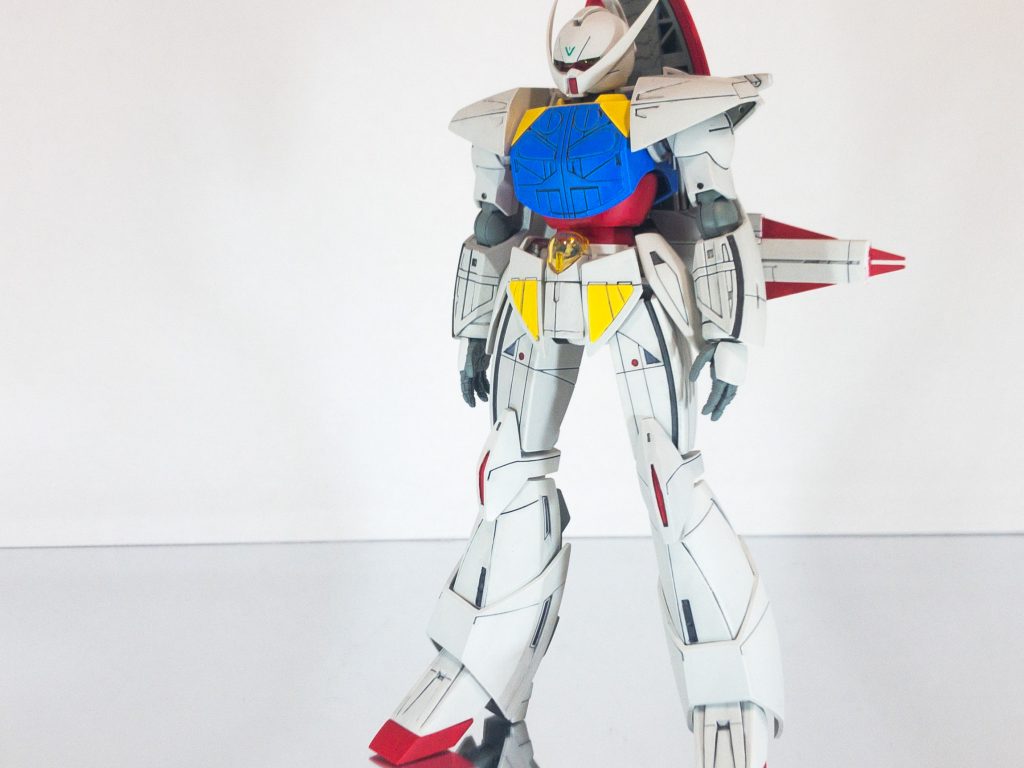 肩アーマー裏にディテールを追加したのですが見えませんね。