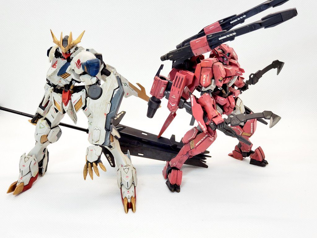 前回のバルバトスとあわせて 