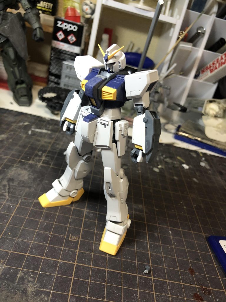 仮組み時です。仮組みと同時に面出しやエッジを出したり。