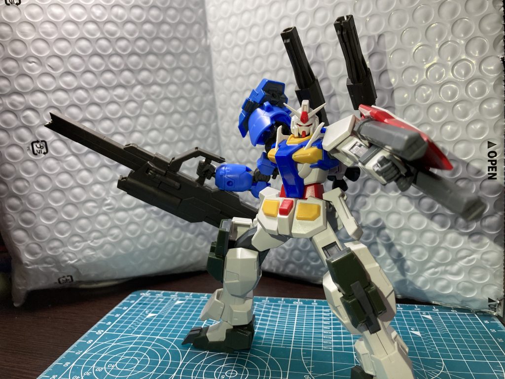 素組み（？）本当はスローネアインのキャノン付けたかったんですがサイズ的に断念…ひたすらに火力高いフルアーマーにしたかったという欲望が見える🤤