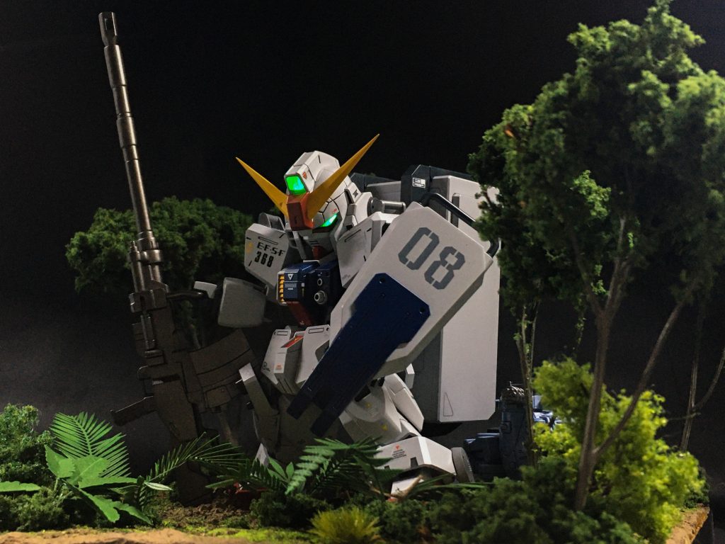 黒背景これもこれでジオラマがくっきりするのでお気に入りの1枚です。