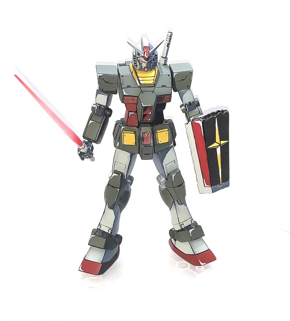 HGUC21ガンダム！セル画塗装仕上げ！–2枚目/制作者：@shinji
