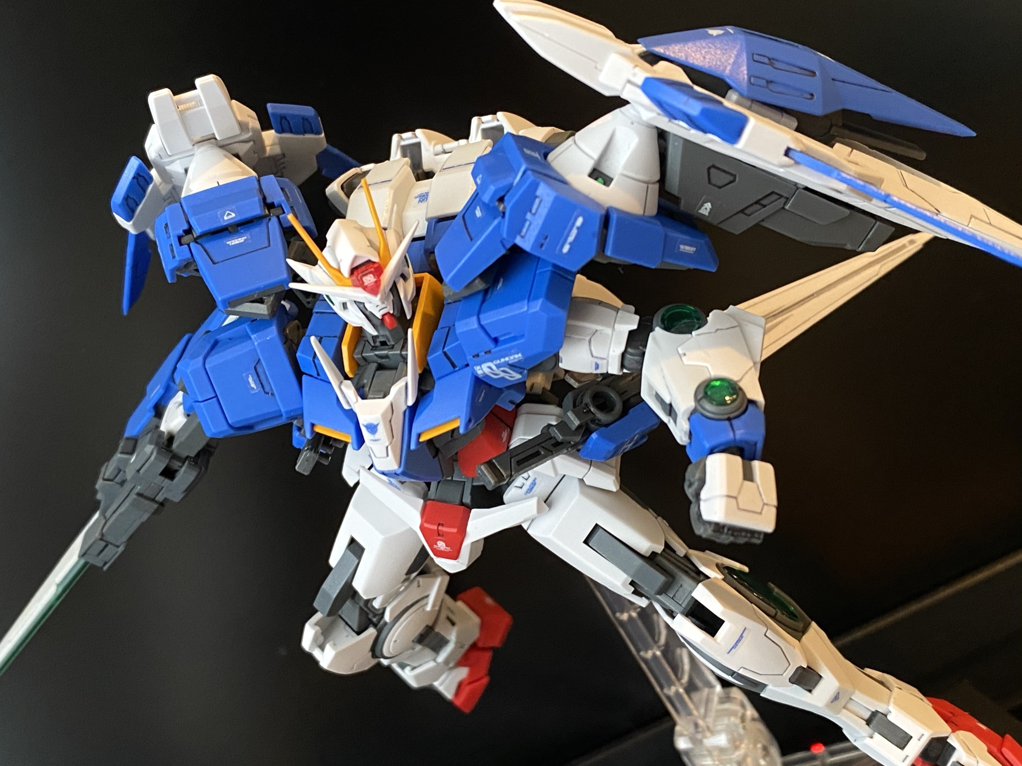 1/144 RG ガンダムダブルオーライザー 塗装改造完成品 - プラモデル