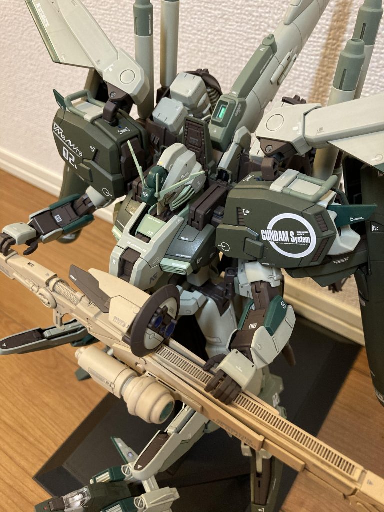 MG EX-Sガンダム–4枚目/制作者:@kotetsu_mikami