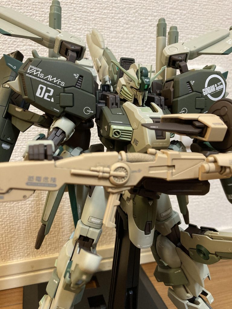 MG EX-Sガンダム–3枚目/制作者:@kotetsu_mikami