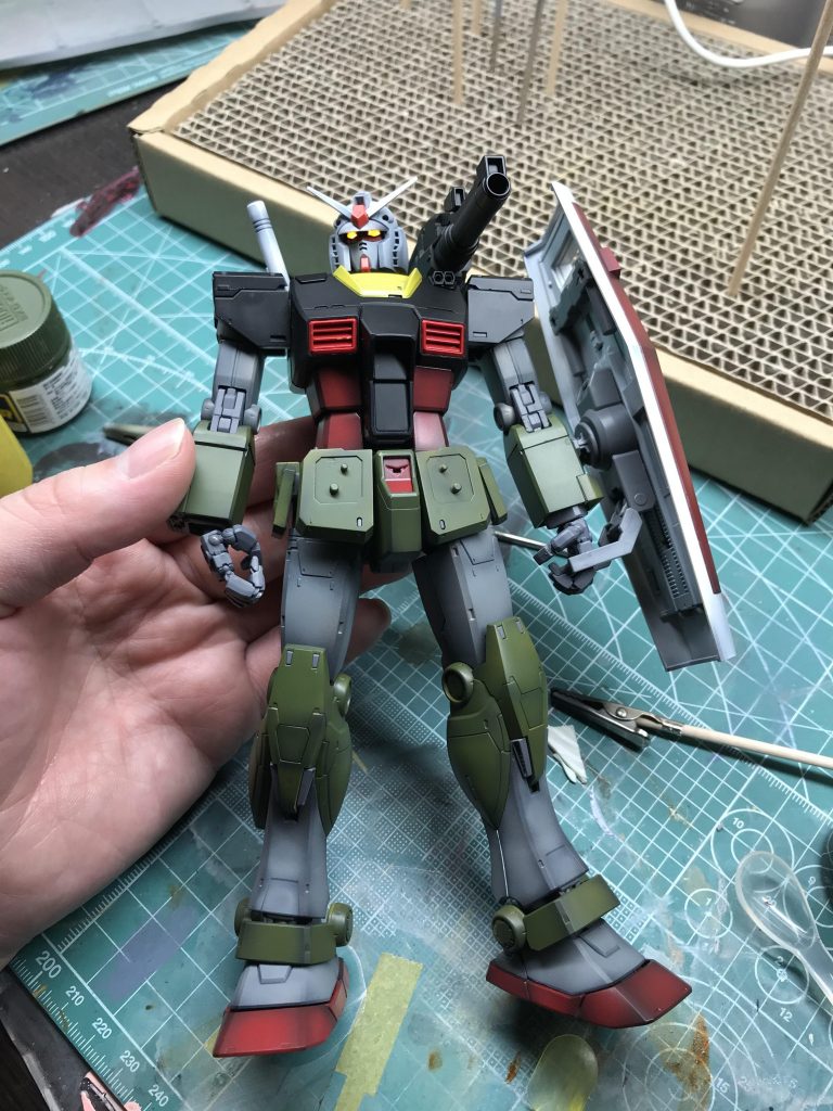 基本塗装後です