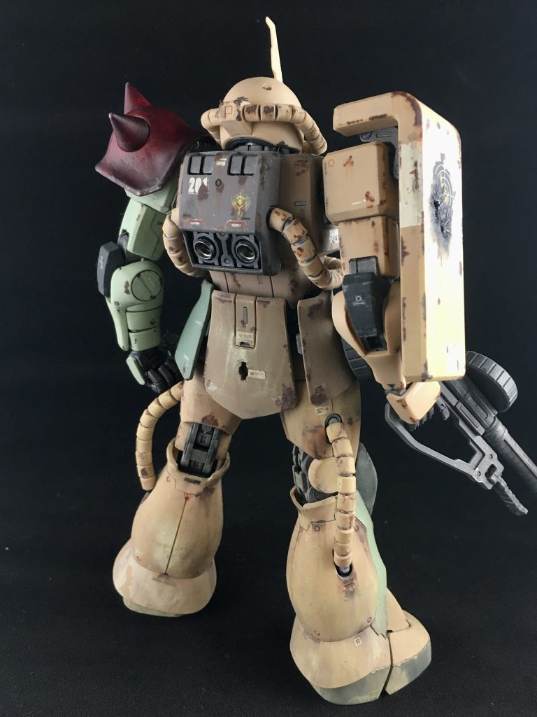 ザクⅡ アフリカ残党軍仕様–3枚目/制作者：つよポン