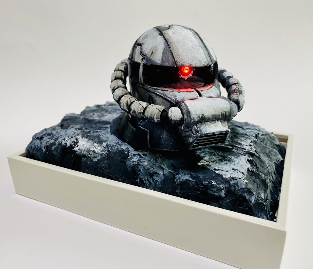 EXCEED MODEL ZAKU HEAD コミックタッチ調仕上げ–3枚目/制作者：H4co Y