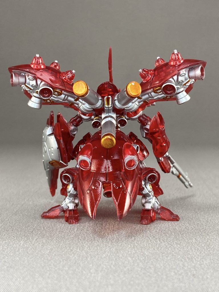 バーニア内はクリアレッドを活かしました。